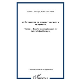 Evénements et formation de la personne