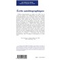 Ecrits autobiographiques