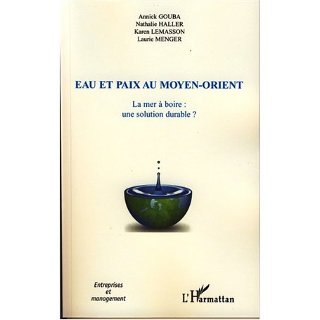 Eau et paix au Moyen-Orient