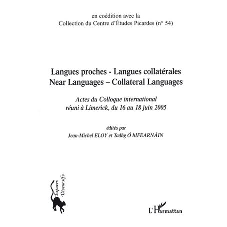 Langues proches - Langues collatérales