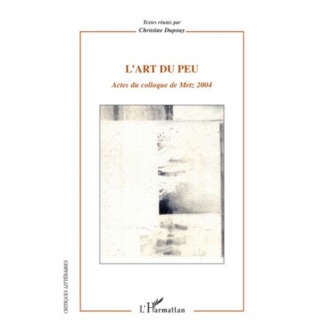 L'art du peu