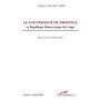 Le gouverneur de province en République Démocratique du Congo