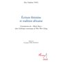 Ecriture féminine et tradition africaine