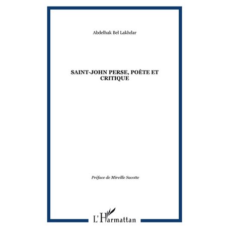Saint-John Perse, poète et critique