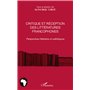 Critique et réception des littéartures francophones