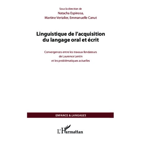 Linguistique de l'acquisition du langage oral et écrit