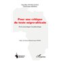 Pour une critique du texte négro-africain