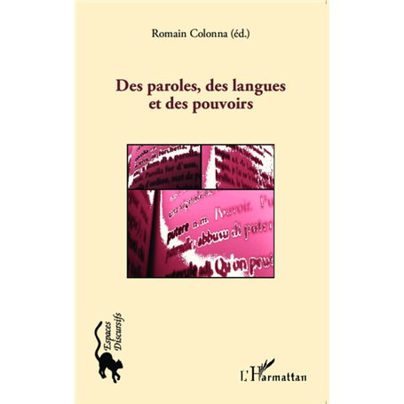 Des paroles, des langues et des pouvoirs