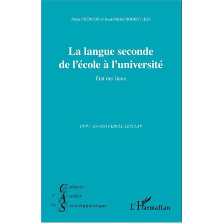 La langue seconde de l'école à l'université