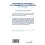 Phénomènes informels et dynamiques culturelles en Afrique