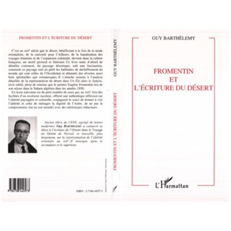 Fromentin et l'écriture du désert