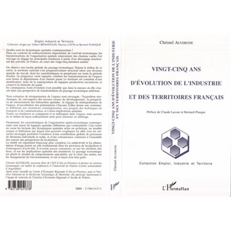 Vingt-cinq ans d'évolution de l'industrie et des territoires français