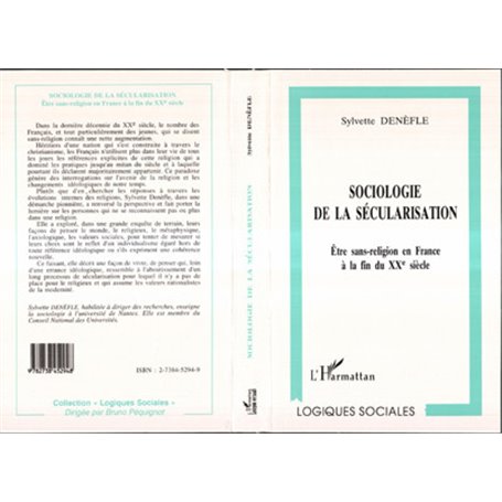 SOCIOLOGIE DE LA SECULARISATION