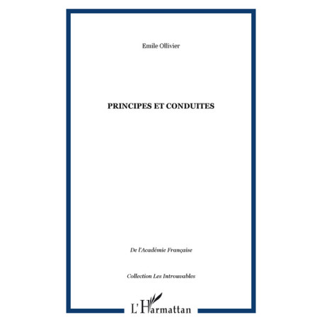 Principes et conduites