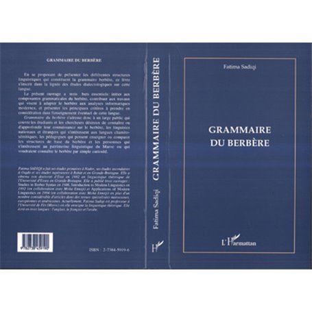 Grammaire du berbère