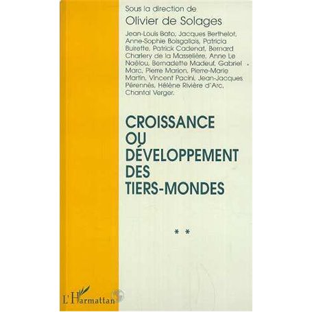Croissance ou Développement des Tiers-Mondes