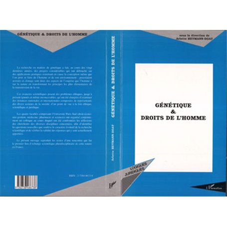 GENETIQUE ET DROITS DE L'HOMME