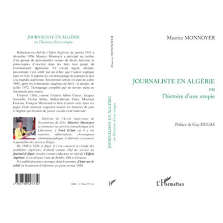 JOURNALISTE EN ALGÉRIE ou l'histoire d'une utopie