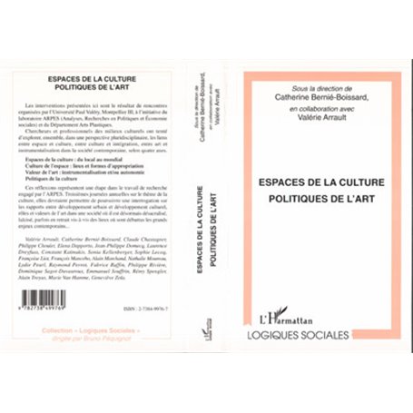 ESPACES DE LA CULTURE POLITIQUE DE L'ART