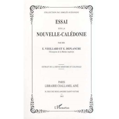 ESSAI SUR LA NOUVELLE-CALÉDONIE