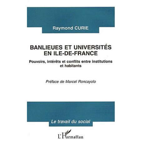 BANLIEUES ET UNIVERSITÉS EN ILE-DE-FRANCE