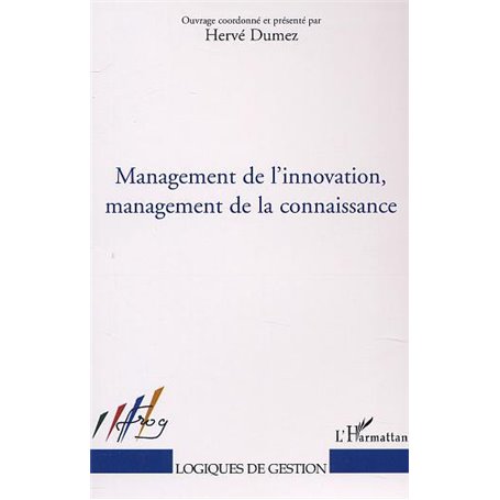 MANAGEMENT DE L'INNOVATION, MANAGEMENT DE LA CONNAISSANCE