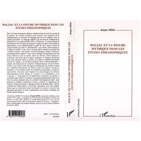 Balzac et la figure mythique dans les" Etudes philosophiques"