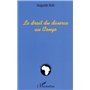 Le droit du divorce au Congo