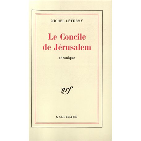 Le Concile de Jérusalem