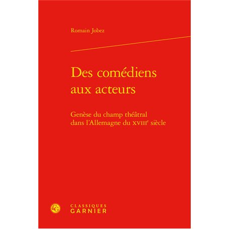 Des comédiens aux acteurs