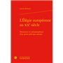 L'Élégie européenne au XXe siècle