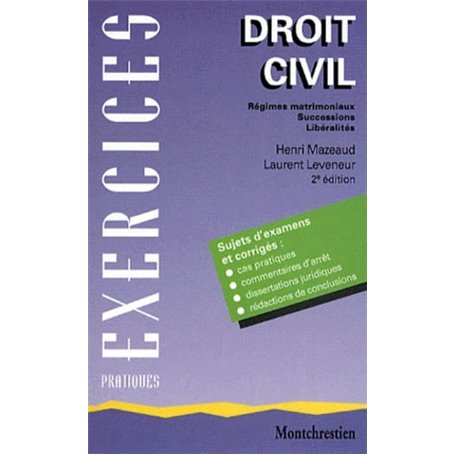 régimes matrimoniaux. successions - 2ème édition