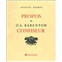 Propos de O.L. Barenton, confiseur