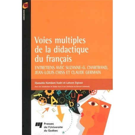 VOIES MULTIPLES DE LA DIDACTIQUE DU FRANCAIS
