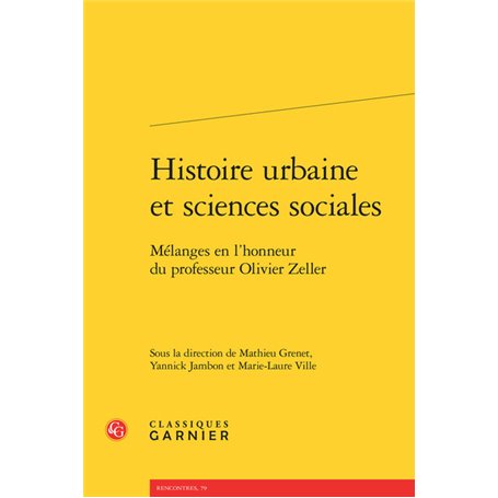 Histoire urbaine et sciences sociales