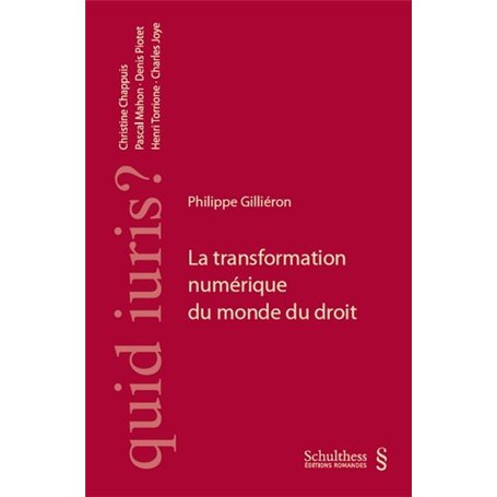 La transformation numérique du monde du droit
