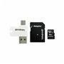 Carte Mémoire Micro SD avec Adaptateur GoodRam M1A4 All in One Noir 12
