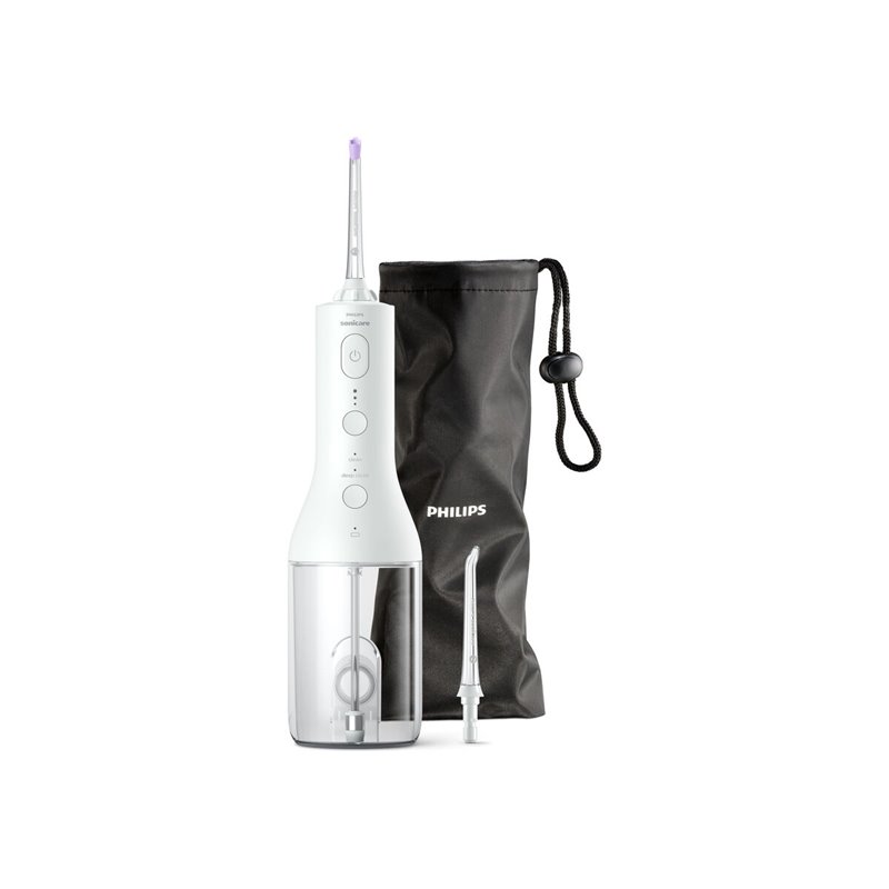 Image secondaire de Philips Power Flosser 3000 sans fil HX3826/31 Jet dentaire - Blanc