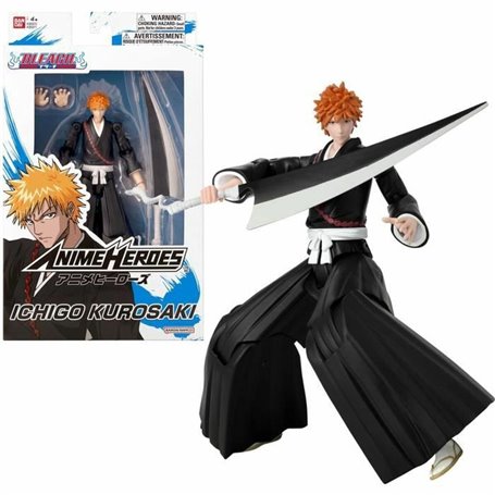 Figurine daction Bandai Bleach - Anime Heroes: Ichigo Kurosaki 17 cm