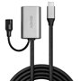 Câble USB-C LINDY 43270 Noir Argenté 5 m
