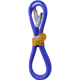 Câble Renforcé USB C/USB C 1m Biggy Bleu Yello Koko