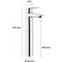 GROHE Mitigeur monocommande vasque a poser. robinet de salle de bain. 