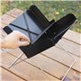 Mini-barbecue Pliable Portable pour Charbon Foldecue InnovaGoods Noir 