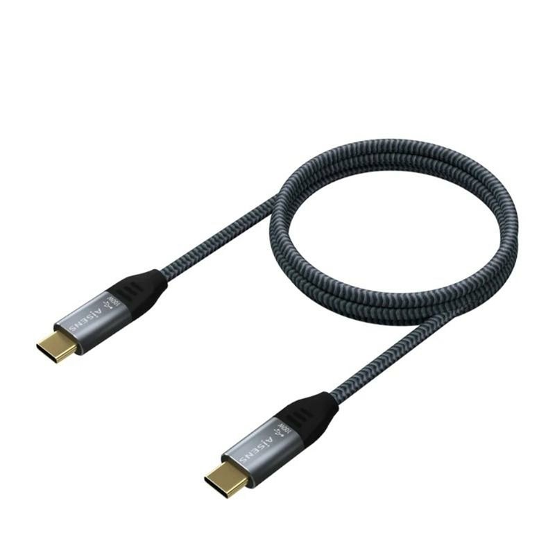 Image secondaire de Aisens A107-0670 câble USB 0,6 m USB4 Gen 2x2 USB C Gris