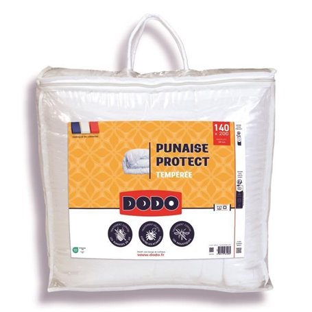 Couette tempérée DODO 140x200 cm - 1 personne - Protection anti punais