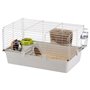 Cage cochons d'inde - Maisonnette. gamelle. ratelier et abreuvoir - FE