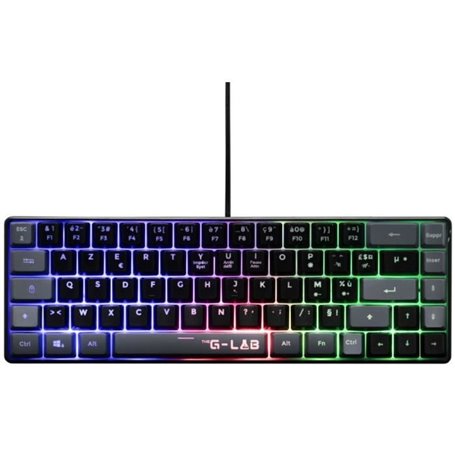 Clavier Gaming - THE G-LAB - KEYZ-HYDRO-BKG/FR - Membrane 60% 2 couleu