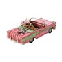 Figurine Décorative Home ESPRIT Voiture Jaune Rose Vintage 26 x 11 x 9