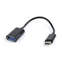 Adaptateur USB C vers USB GEMBIRD A-OTG-CMAF2-01 Noir 20 cm 200 cm