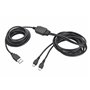 Trust GXT 222 3.5m USB A 2 x Micro-USB B noir câble USB